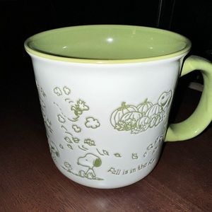Peanuts Snoopy & Woodstock Fall is in the Air Large Mug